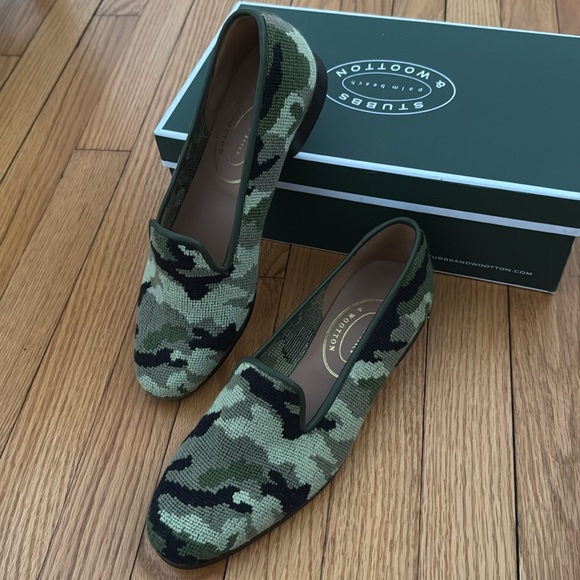Stubbs & Wootton Camouflage Loafers - Picture 15 of 16